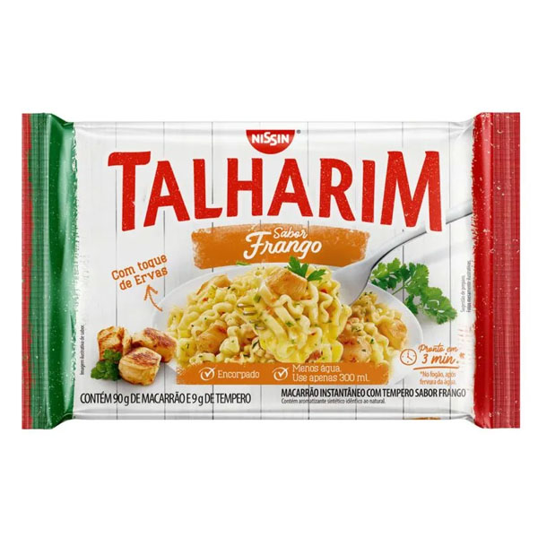 Macarrão Instantâneo Nissin Frango Pacote 99g