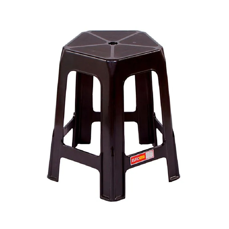 Banqueta Liberty Plástica Piedade 5 Pés Preta